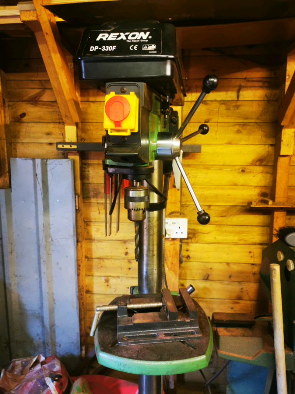 Rexon Floor Standing Pillar Drill | in 